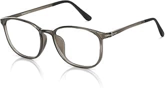 LENSKART BLU | Zero Power Blue Cut Computer Glasses | Anti Glare, Lightweight & Blocks Harmful Rays | UV Protection Specs | Men & Women | Medium | LB E13528