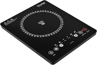 Prestige Infrared Single Cooktop, 2000 Watts, 8 Digital Temp Control, Black Crystal Plate, 220-240V, 50-60Hz, Touch Control. -Pr7505