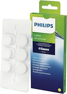 Philips Saeco CA6704/10 Coffee Grease Remover - 6 Tablets of 1.6 g (Pack of 3)