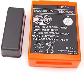 SHENYANG 1500mAh BA225030 6V Ni-Mh Battery for HBC Pump Truck Remote Control Battery