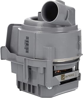 LUTH Premium Profi Parts Industrial/Utilitarian Black/Grey Metal Dishwasher Heater Pump Compatible with Bosch Siemens 12019637 1BS3610-6AA