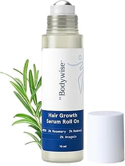 3% Hair Growth Serum (Roll On) 3% Redensyl, 2% Aminexil & 2% Anagain Thicker & Stronger Hair Growth For All Hair Types Rosemary 10 ml (Pack of 1)