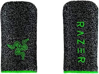Razer Gaming Finger Sleeve - Non-Slip Finger Sleeve for Mobile Gaming (Lightwight and Breathable, Smooth and High Sensitivity Fabric, Wide Compatibility and Universal Fit) Black and Green
