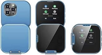 Mini Phone Mini Flip Touch Screen Mobile Phone with Rotating Screen – 1.69” Small Screen, Dual SIM Dual Standby, Pocket-Sized Compact Function Mobile Phone for Kids