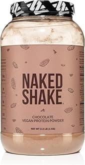 nutrition Naked Shake - Chocolate Protein Powder - Plant Based Protein Shake with Mct Oil, Gluten-Free, Soy-Free, No Gmos Or Artificial Sweeteners - 30 Servings