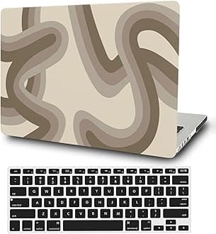 Hard Cover Compatible with MacBook Pro 13 Inch Case 2015 2014 2013 2012 Model A1502 A1425 with Retina Display, Protective Plastic Hard Shell Case & Keyboard Cover Skin, Khaki