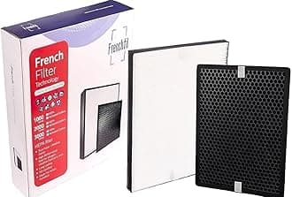 Filter Set FY1410 (HEPA) + FY1413 (Carbon) for Philips AC1215/AC1217/AC1211 Air Purifier 1000 Series – High‑Efficiency Combo (Pack of 2)