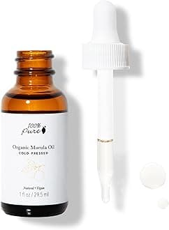 Organic Marula Oil Cold-Pressed For Face Body Hair Hydrating Vitamins & Omega Fatty Acids Support Glowing Plumped Up Youthful Skin - Natural Moisturizer Facial Radiance - Vegan - 1oz