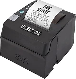 SHREYANS Inkless Thermal Billing Printer with Autocutter, Compatible with Windows, Linux, and Macbooks (80mm Receipt Auto Cutter with LAN)