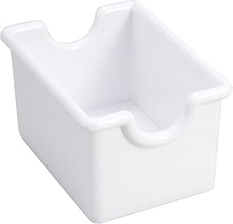 Winco PPH-1W Plastic Sugar Packet Holder, White - Sugar Caddies-PPH-1W