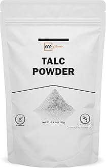 100% Natural Talc Powder for Facial Make-up and Cosmetic formulations 0.5 LBS / 227 GMS