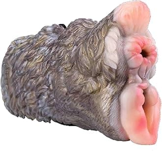 Fantasy Male Masturbator Animal Camels Monster Textured Adult Sex Toys for Men Dual Tunnels Silicone Masturbator Pocket Pussy Stroker OH-MO-012-G6193