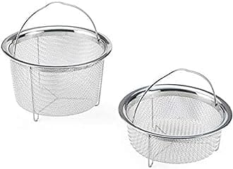 Instant Pot 5252246 Official Large Mesh Steamer Basket Set Of 2 5252247