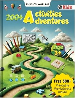 - 200+ Adventure Activity Book for Kids, Early Learning Educational Book with 500+ Free Worksheets & Parenting Tips, Brain Booster Books for Kids 3 - 4 Years