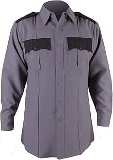 100% Polyester Two Tone Men's Uniform Shirt