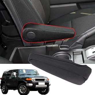 HAPPYHORSE Fit for Toyota FJ Cruiser 2007-2021 Car Main Driver Seat Right Armrest Protector Decorative Accessories (Cloth)