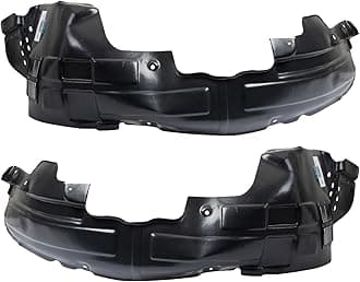 TRQ Front Inner Fender Liner Set Compatible with 2011-2013 Kia Sorento KI1248117 KI1249117