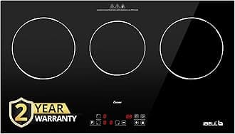 EMINENCE03 Induction Hob, Electric, 5600W, with 8 Level Power Setting, Auto -Off Protection, Toughened Glass and Touch Controls (Black)