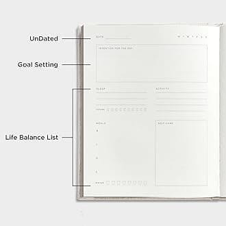And Per Se Wellness Journal-Self Care & Daily Journal for Personal Health Goals, Sleep & Diet Tracking, Mindfulness & Reflection-Undated Wellness Planner for Women & Men (Blush)