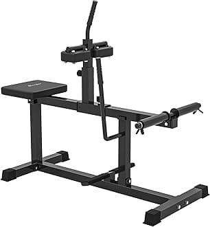 Seated Calf Raise Machine, Adjustable Calf Machine Leg Extension, for Home Gym, Waist, Arm Training