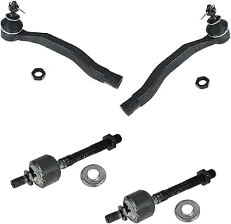 TRQ Front Tie Rod Set Compatible with 1997-1999 Acura CL 1994-1997 Honda Accord 1995-1998 Odyssey 1996-1999 Isuzu Oasis