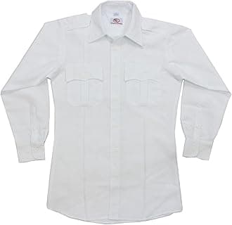 First Class 100% Polyester Long Sleeve Zippered Uniform Shirt