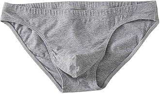 Solid Briefs for Men Breathable Stretch Comfort Daily Wear Underpants Low Rise Brief Comfortable Fit Underwear 2025