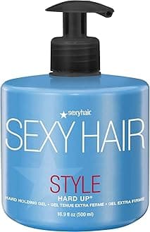 Style Sexy Hair Hard Up Gel - Shine 9 / Hold 10, 16.9-Ounce Pump Bottle