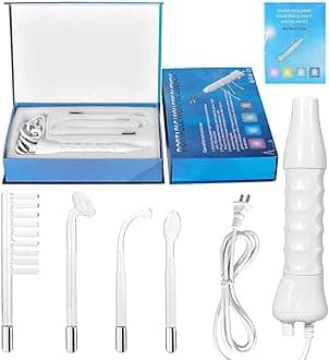 R A Products High Frequency Machine Electric Therapy Device, Portable Handheld Electrotherapy Comb, Current Bar For Hair Growth Facial Acne Repaired Massager