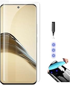 NISHTECH Advanced Hd+ Curved Uv Tempered Glass Screen Protector Designed For Realme 13 Pro, Realme 13 Pro Plus 5G Smartphone || Full Screen Coverage With Easy Installation Kit (Anti-Scratch)