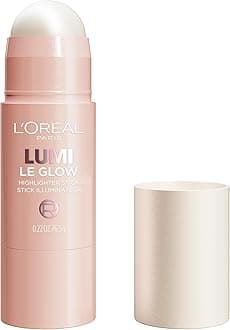 True Match Lumi Le Glow Highlighter Stick, Luminous, Satin, Glowy Highlighter for Face and Body, 630 Crème Chic, 0.25 Oz