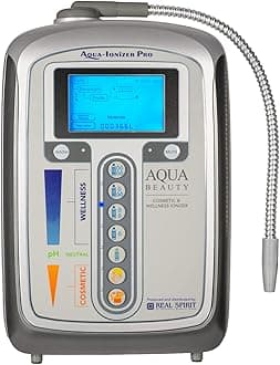 Aqua Ionizer Deluxe 5.0 | Water Ionizer | 7 Water Settings | Home Alkaline Water Filtration System | Produces pH 4.5-10.5 Alkaline Water | Up to -600mV ORP | 4000 Liters Per Filter