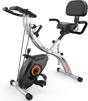 YOSUDA Folding Exercise Bike - Foldable Stationary Bike for Home Gym Workout