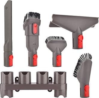 Brush Mount Holder Organizer Attachment Kit for Dyson Gen 5 V15 V12 V11 V10 V7 V8 Absolute Detect Torque Drive Cyclone Cordless Handheld Vacuum Cleaner