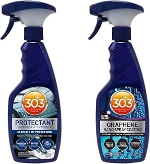 303 Automotive Protectant (16oz) + 303 Graphene Nano Spray Coating (15.5oz) | Ultimate UV and Hydrophobic Protection for Your Vehicle