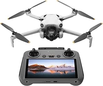 DJI Mini 4 Pro (DJI RC 2), Drones with Camera for Adults 4K, Under 0.549 lbs/249 g, 34 Mins Flight Time, 20km Max Video Transmission Distance, Omnidirectional Vision Sensing, Mini Drone for Beginners