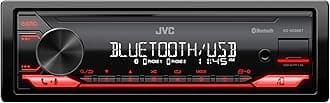 JVC KD-XD28BT Bluetooth Car Stereo w/USB Port – AM/FM Radio, MP3 Player, High Contrast LCD, 50 Watts, Detachable Face Plate – Single DIN – 13-Band EQ