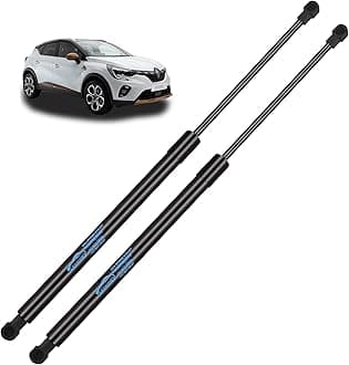 Koaudb 2Pcs Boot Struts for Re-nault Captur 2013-2019 Rear Tailgate Boot Gas Struts Lift Support System Gas Strut Heavy Duty Car Rear Tailgate Boot Gas Struts Replace #844301324R