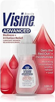Advanced Relief Lubricant/Redness Reliever Eye Drops, 0.28 OZ