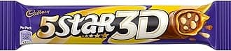 Cadbury 5 Star 3D Chocolate Bar, 45gm (Pack of 24)