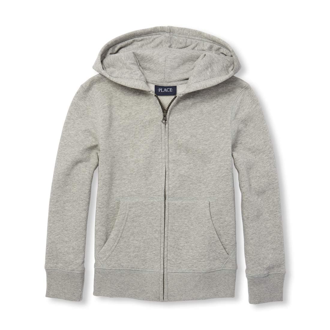 Active Long Sleeve Hooded Full Zip Front Sweatshirt