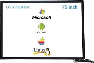 75 Inch Interactive 10 Points Infrared IR Touch Screen Overlay Frame Free Driver