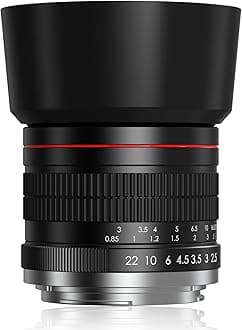 BENOISON EF Lens for Canon - 85mm f1.8 Medium Telephoto Lenses Manual Camera Portrait Lens for Canon EOS Rebel T8i T7i T7 T6 T6s T6i T3i T2i SL3 SL2 90D 80D 77D 4000D,1DX 5D 6D Mark II/III/IV etc