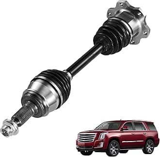 VEVOR CV Axle Shaft Assembly, Front Left or Right Side (Driver or Passenger Side), Automotive Replacement CV Joint Axle Shaft Compatible with 2007-2020 Cadillac Escalade, Alloy Steel & Carbon Steel