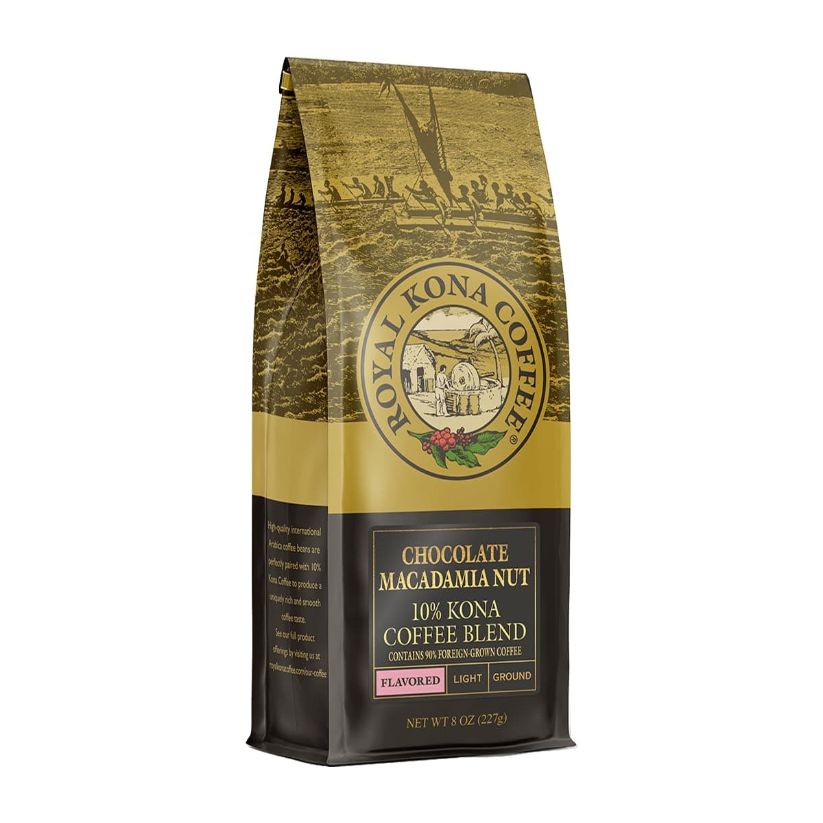 Chocolate Macadamia 8 oz Medium Light Roast Ground