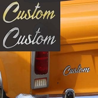 Personalized Shape Car Emblem Monogram Name Letters Custom Automotive Metal Badges Design Name Logo 3D Decal Gift for Cars Lovers Trucks Boats Motobikes