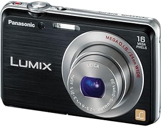 Panasonic Lumix DMC FH-8 16.1 MP Digital Camera with 5x Wide Angle Optical Image Stabilized Zoom (Black)
