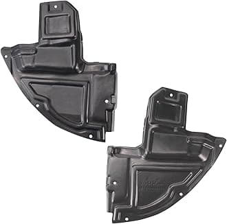 TRQ Inner Fender Liner Set Compatible with 2007-2009 Mazda CX-9 MA1250113 MA1251113