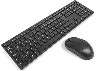 DellKM5221W NORDIC Pro Wireless Keyboard & Mouse Combo Bundle