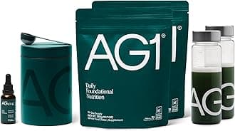 Greens Powder Supplement | Improve Gut Health | Multivitamin, Probiotic, Gluten Free, Vegan and Keto Friendly | 75 Vitamins (Athletic Greens) - Family Value Kit, Classic Formula